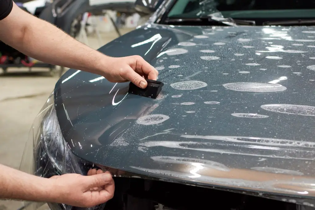 3M PPF clear bra application in Canoga Park